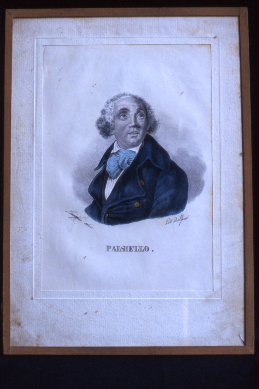 ritratto di Giovanni Paisiello (stampa) di Lenghi, Dolfino (fine/inizio secc. XIX/ XX)