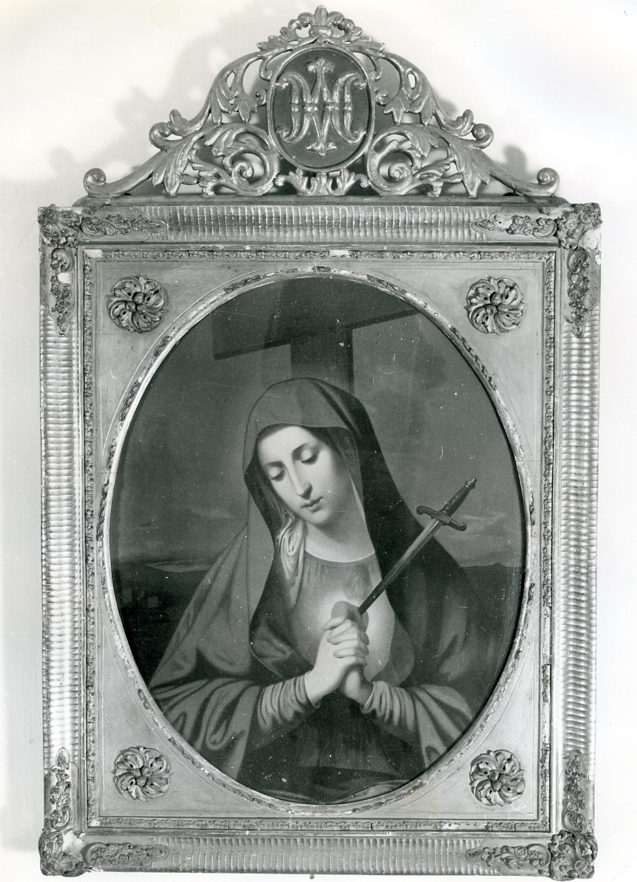 Madonna Addolorata (stampa) - ambito europeo (sec. XIX)