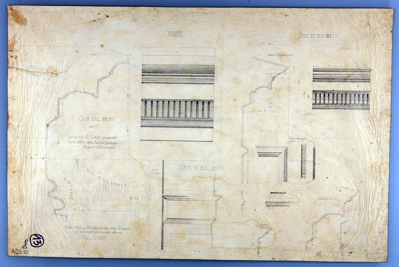 cornici (disegno) di Veneri Pasquale Maria (prima metà sec. XIX)