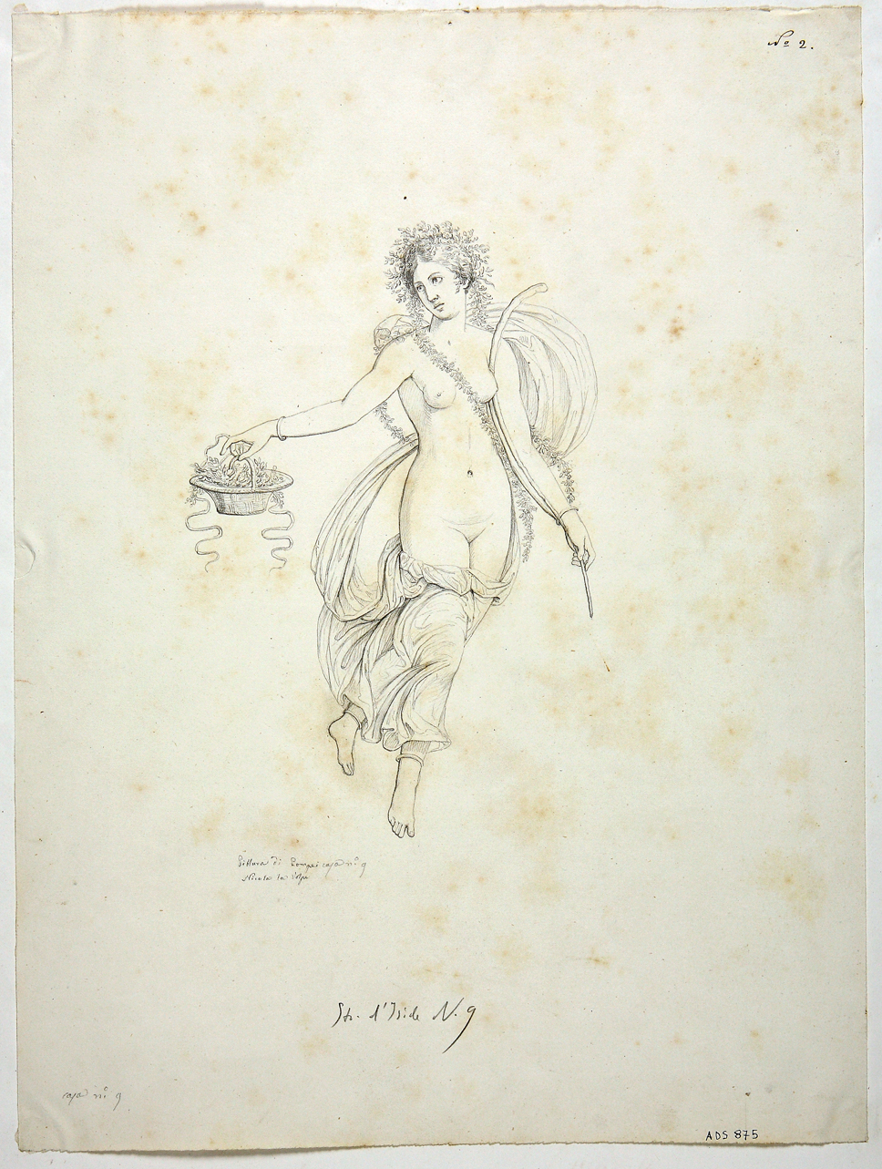 Primavera (disegno) di La Volpe Nicola (seconda metà sec. XIX)