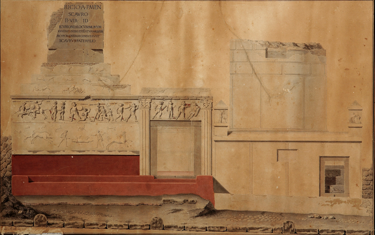 tombe (disegno) di Morelli Francesco (primo quarto sec. XIX)