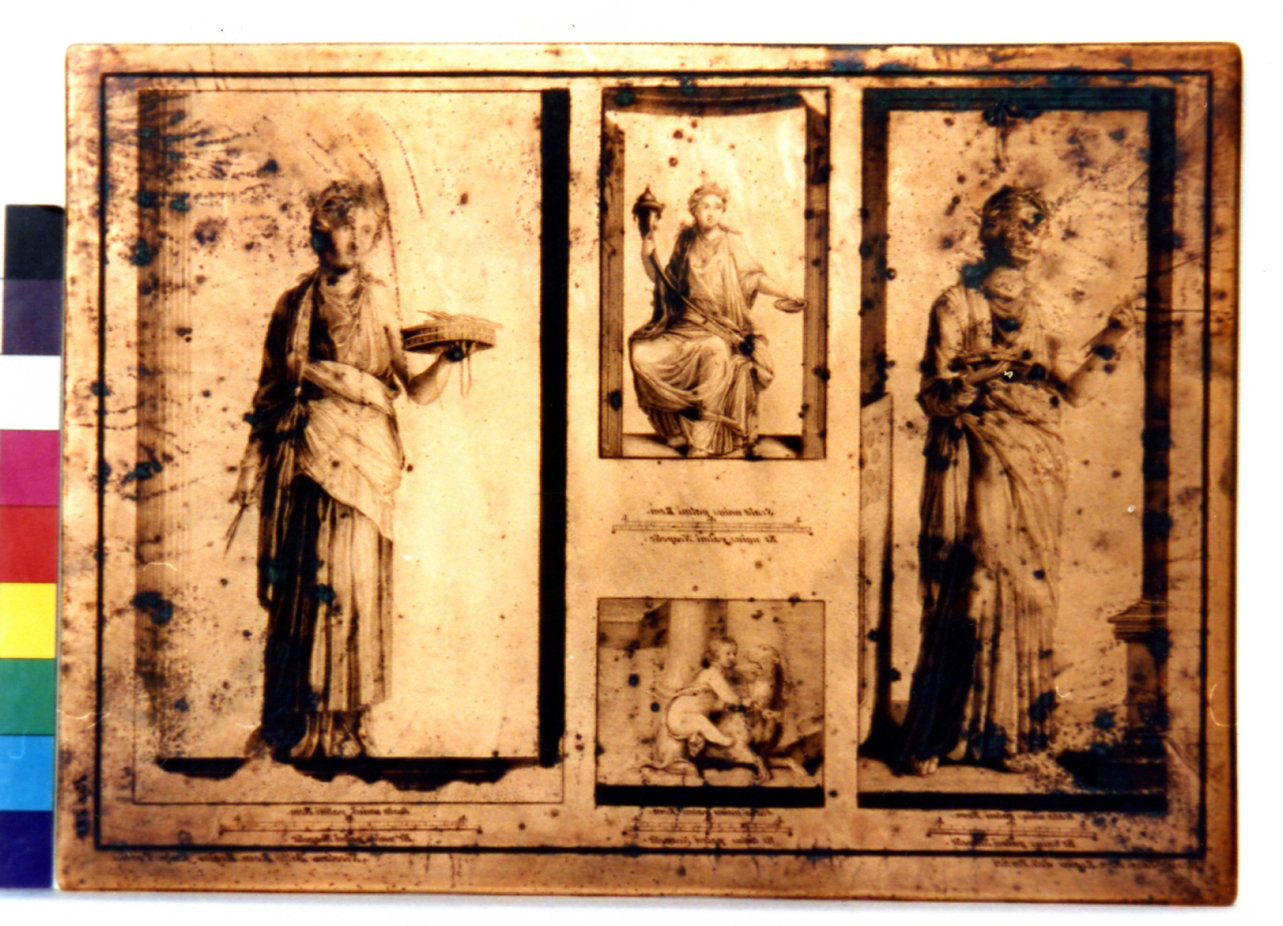 Dioniso fanciullo/ figure bacchiche (matrice) di Vanni Nicola, Billy Niccolò (sec. XVIII)