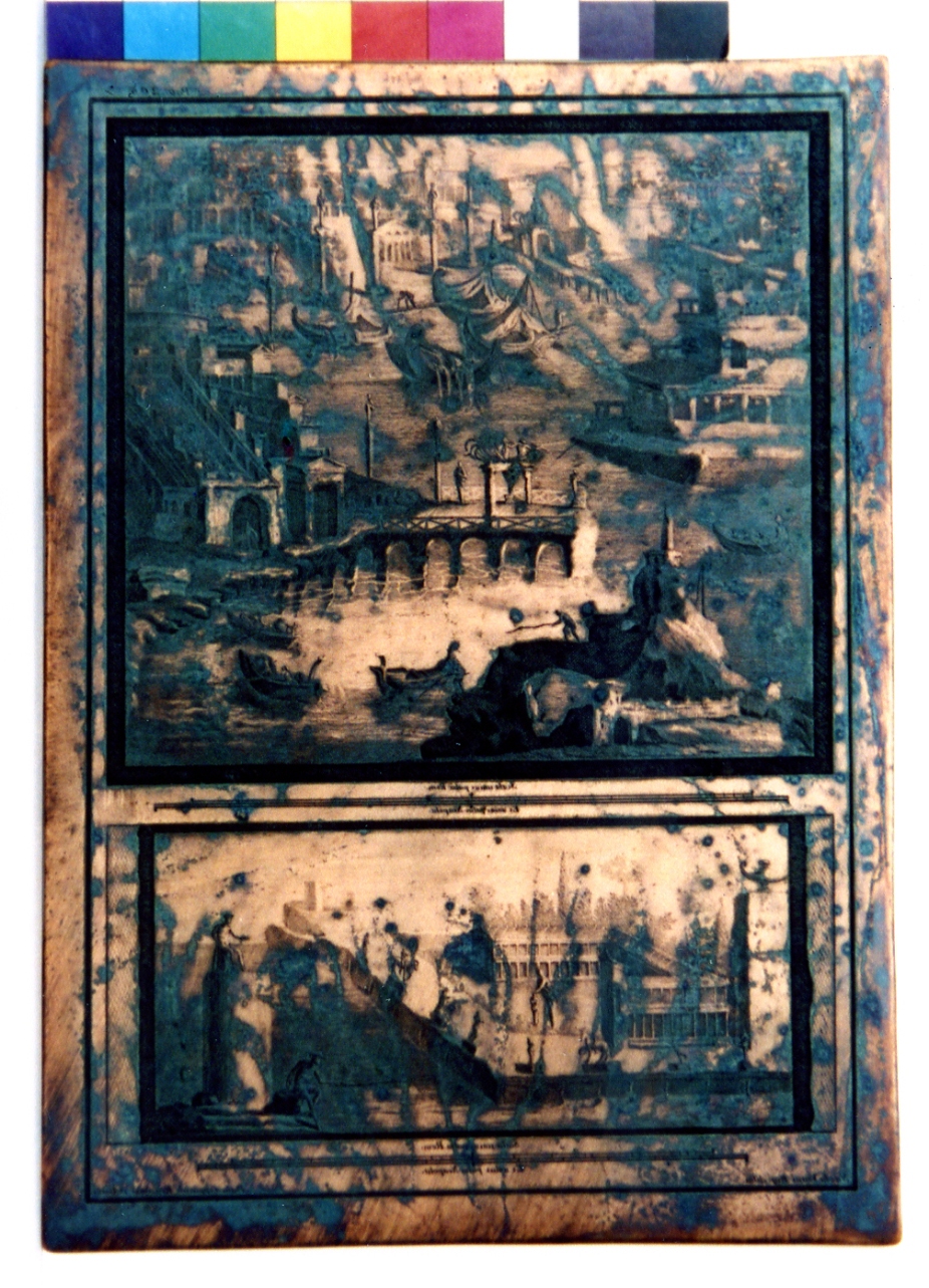 paesaggi marini (matrice) di Cepparoli Francesco, Vanni Nicola (sec. XVIII)