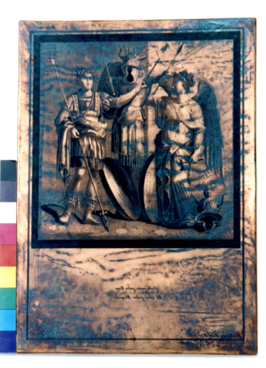 Vittoria e guerriero (matrice) di Vanni Nicola, Nolli Carlo (sec. XVIII)
