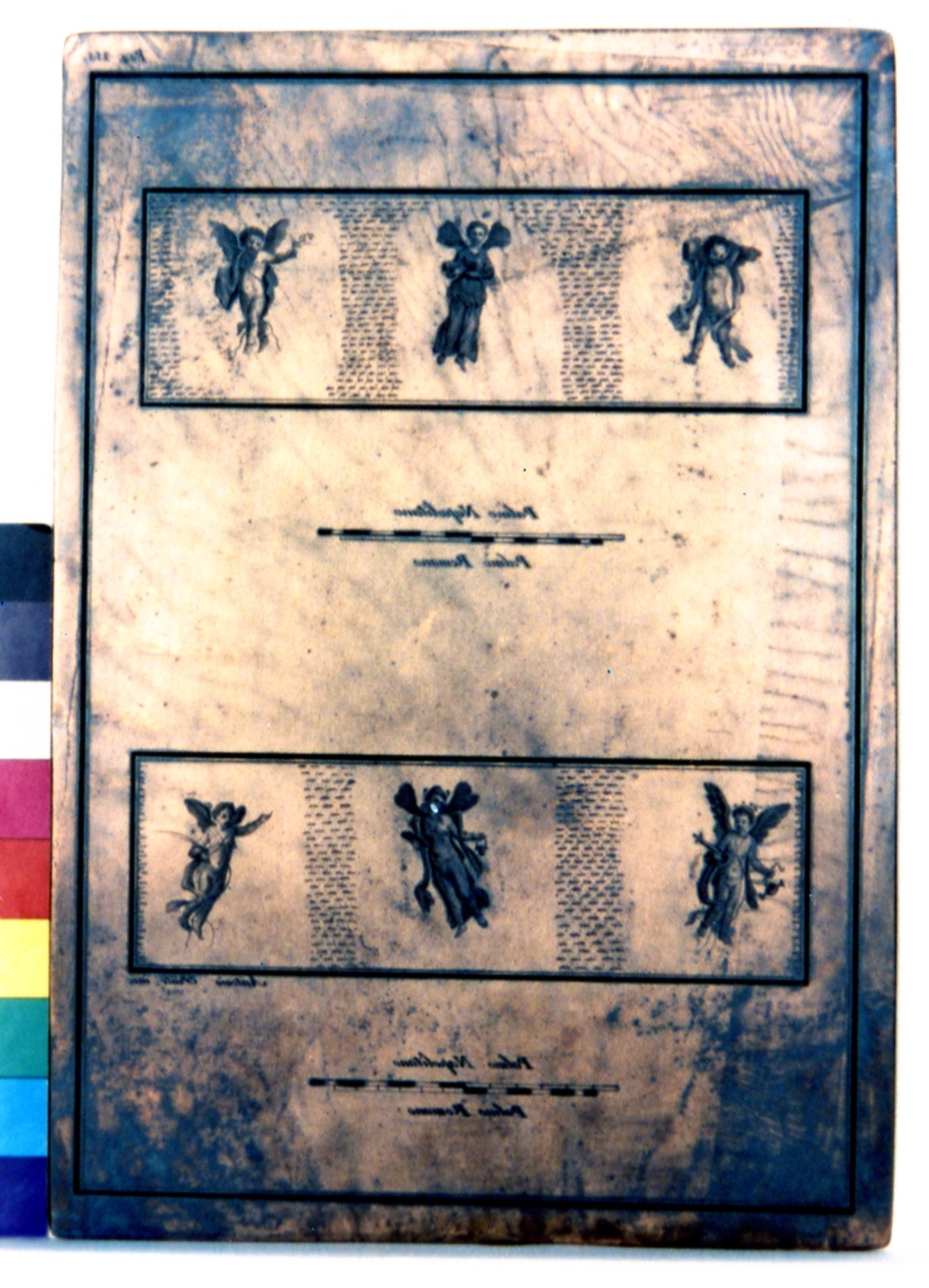amorini e piccole rappresentazioni di Psiche (matrice) di Pinto Antonio (sec. XVIII)