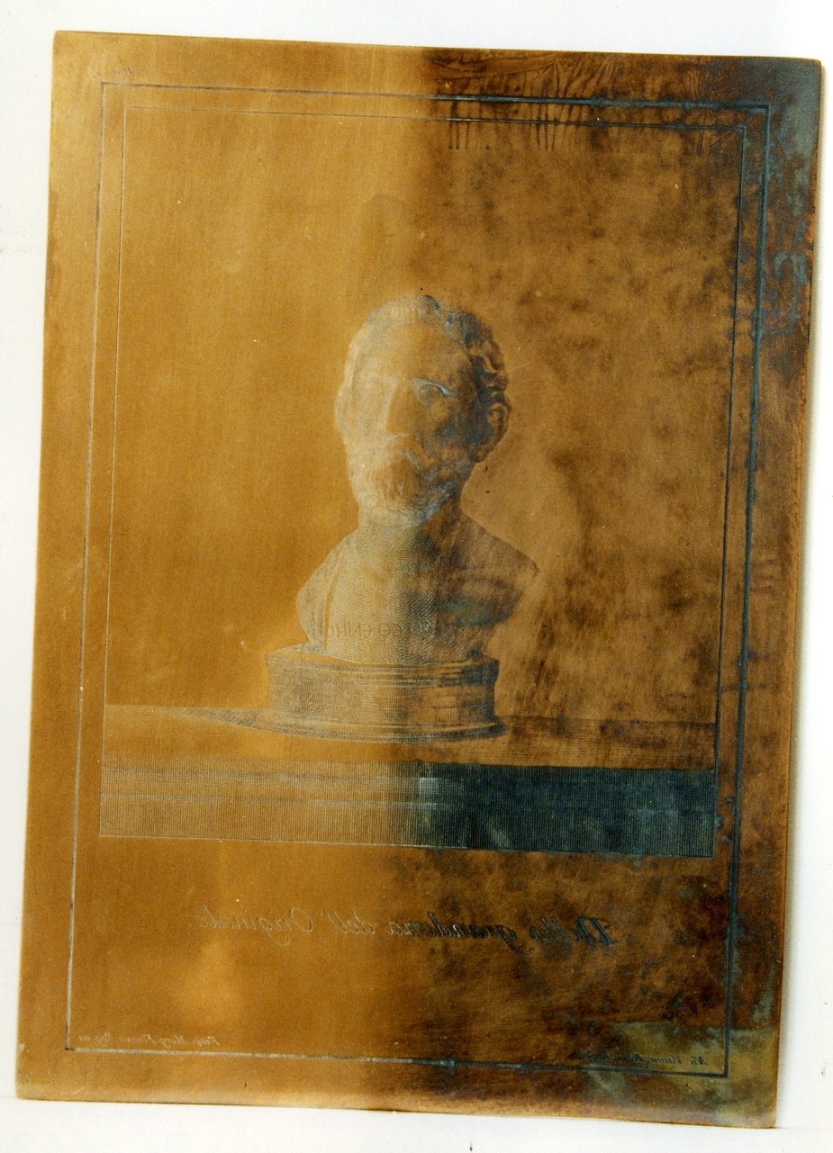 bustino di Demostene (matrice) di Vanni Nicola, Morghen Filippo (sec. XVIII)