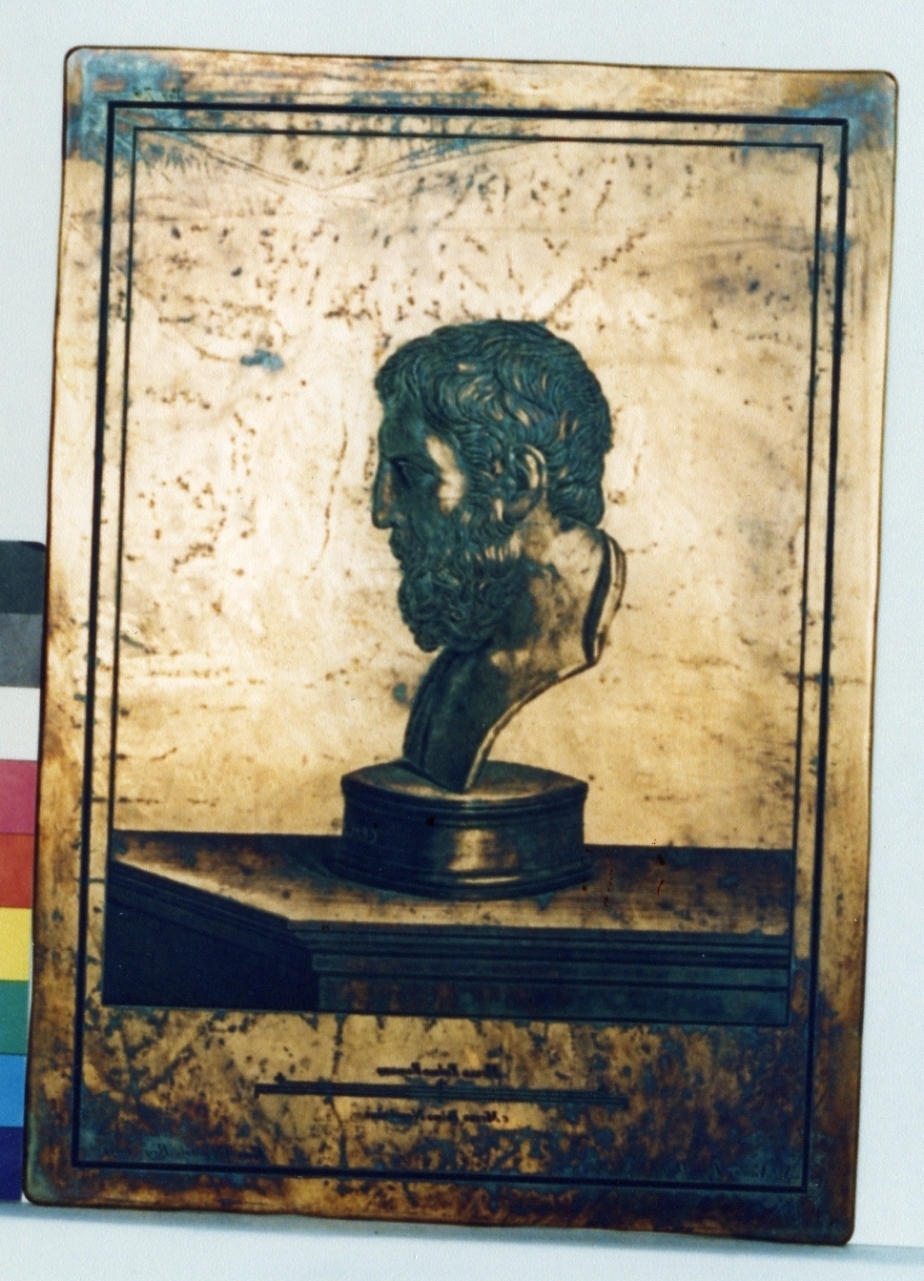 busto di Ermarco: profilo (matrice) di Cepparoli Francesco, Vanni Nicola (sec. XVIII)