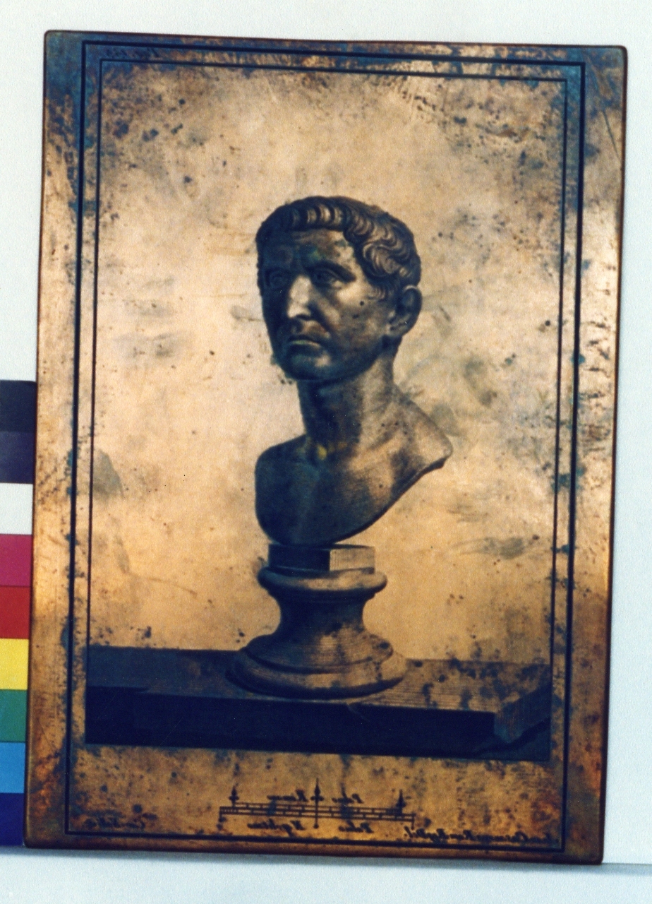busto virile (c.d. Lepido) (matrice) di Nolli Carlo, Casanova Giovanni Battista (sec. XVIII)