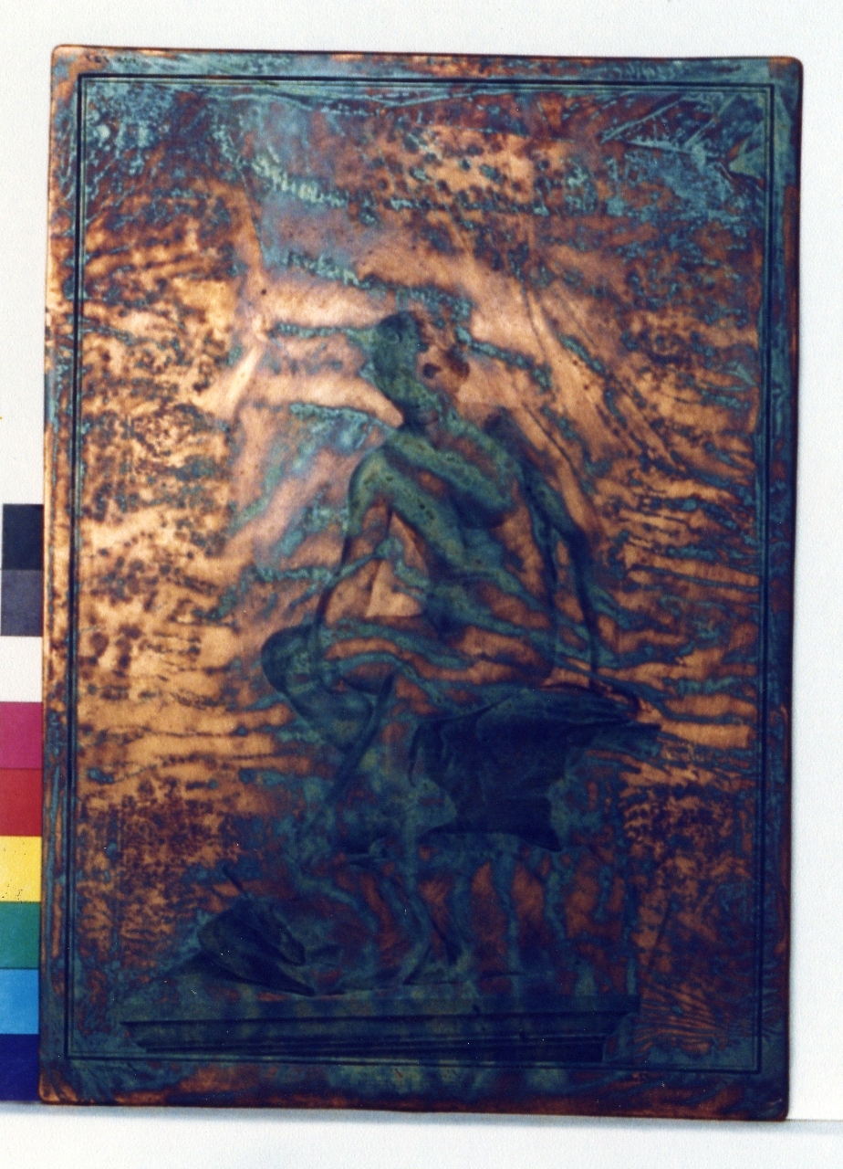 statua di Hermes a riposo: veduta frontale (matrice) di Vanni Nicola, Fiorillo Nicola (sec. XVIII)