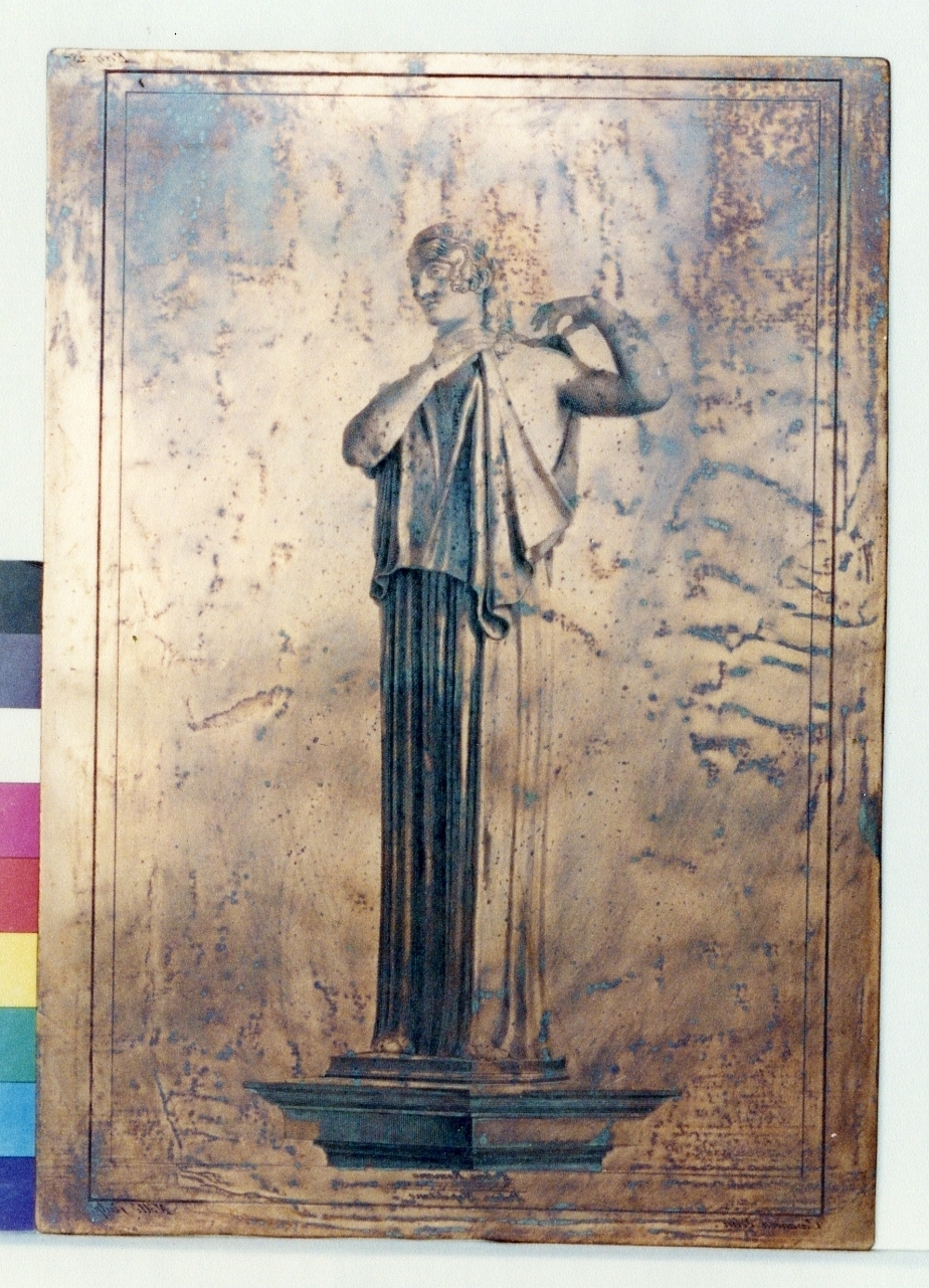 statua di peplophoros e particolare (matrice) di Cepparoli Francesco, Casanova Giovanni Battista (sec. XVIII)