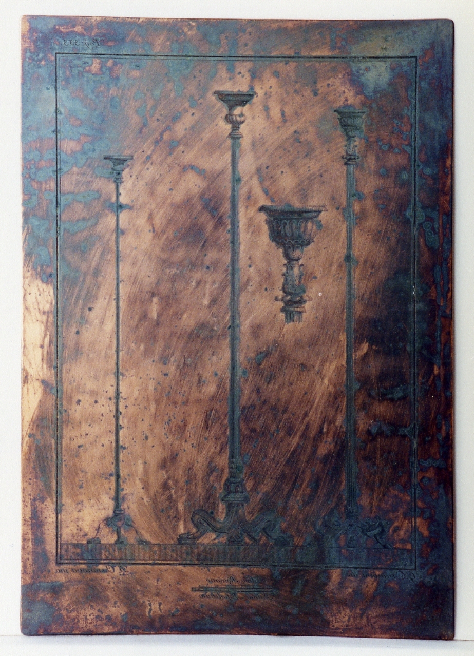 candelabri di bronzo e particolari (matrice) di Casanova Domenico, Casanova Giovanni Battista (sec. XVIII)