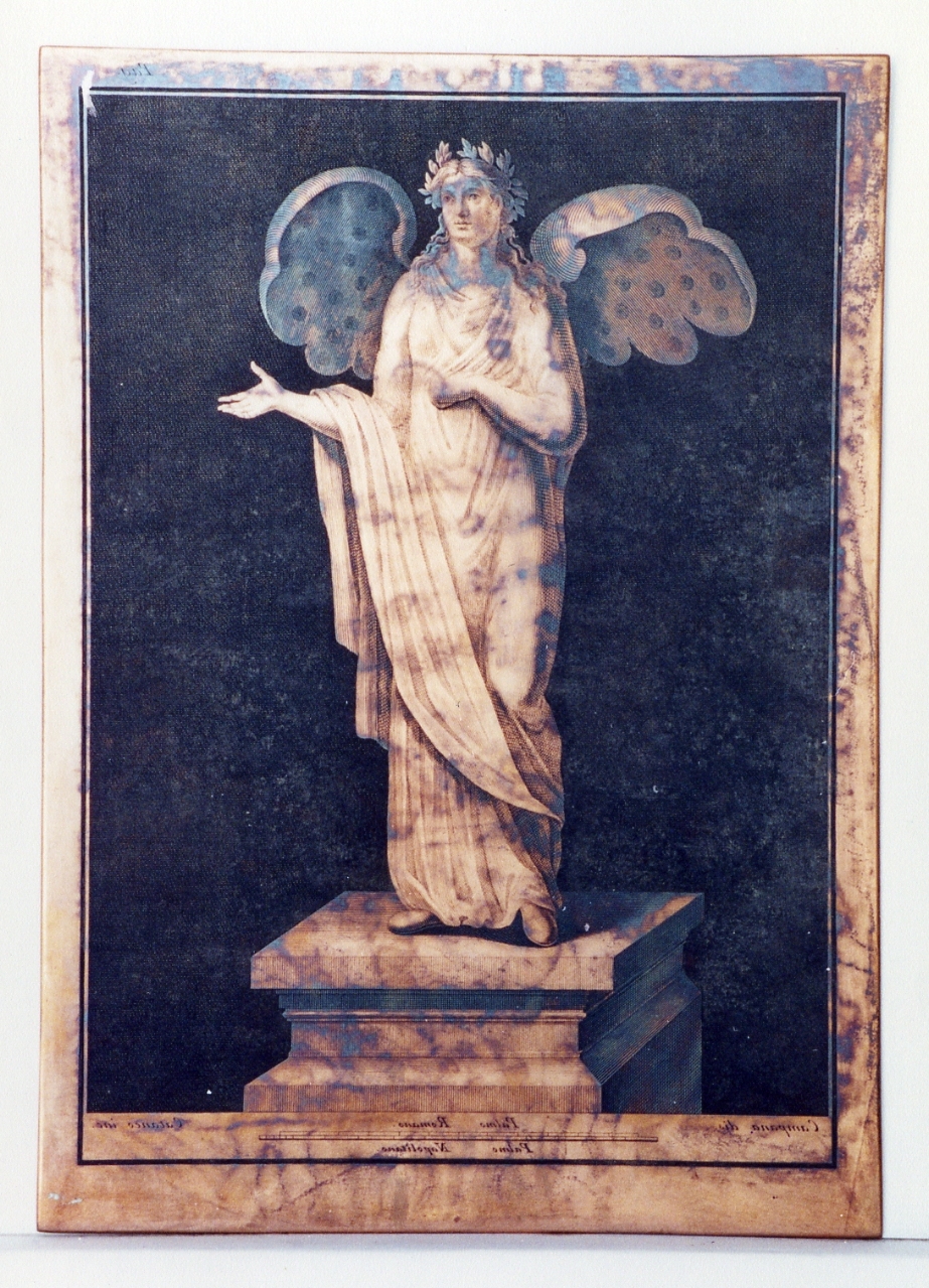 figura femminile alata (matrice) di Cataneo Aniello, Campana Vincenzo (sec. XVIII)