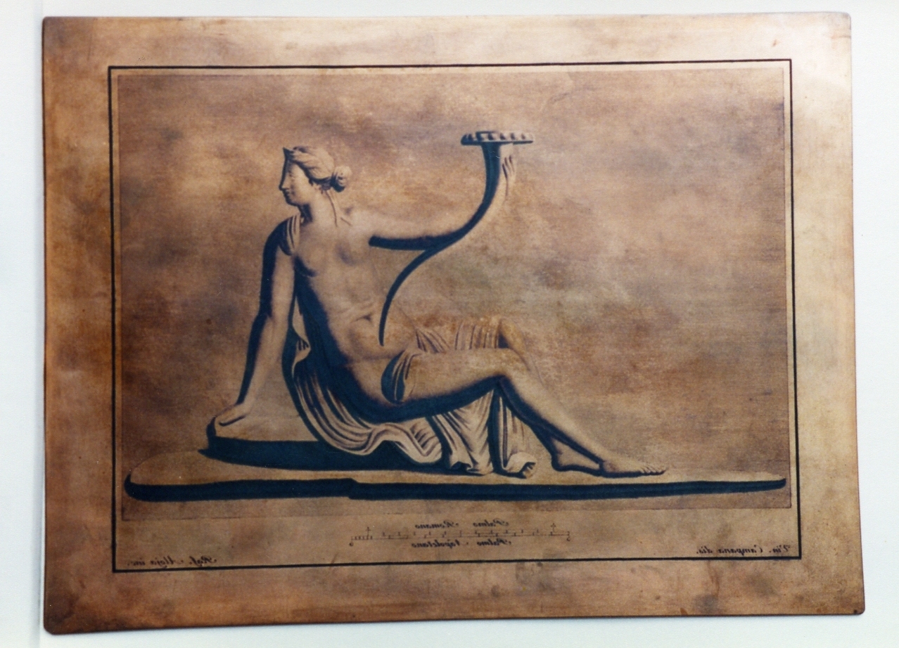 figura femminile nuda (matrice) di Aloja Raffaele, Campana Vincenzo (sec. XVIII)
