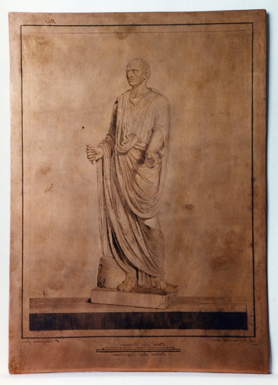 statua di magistrato (matrice) di Campana Ferdinando, Casanova Giovanni Battista (sec. XVIII)