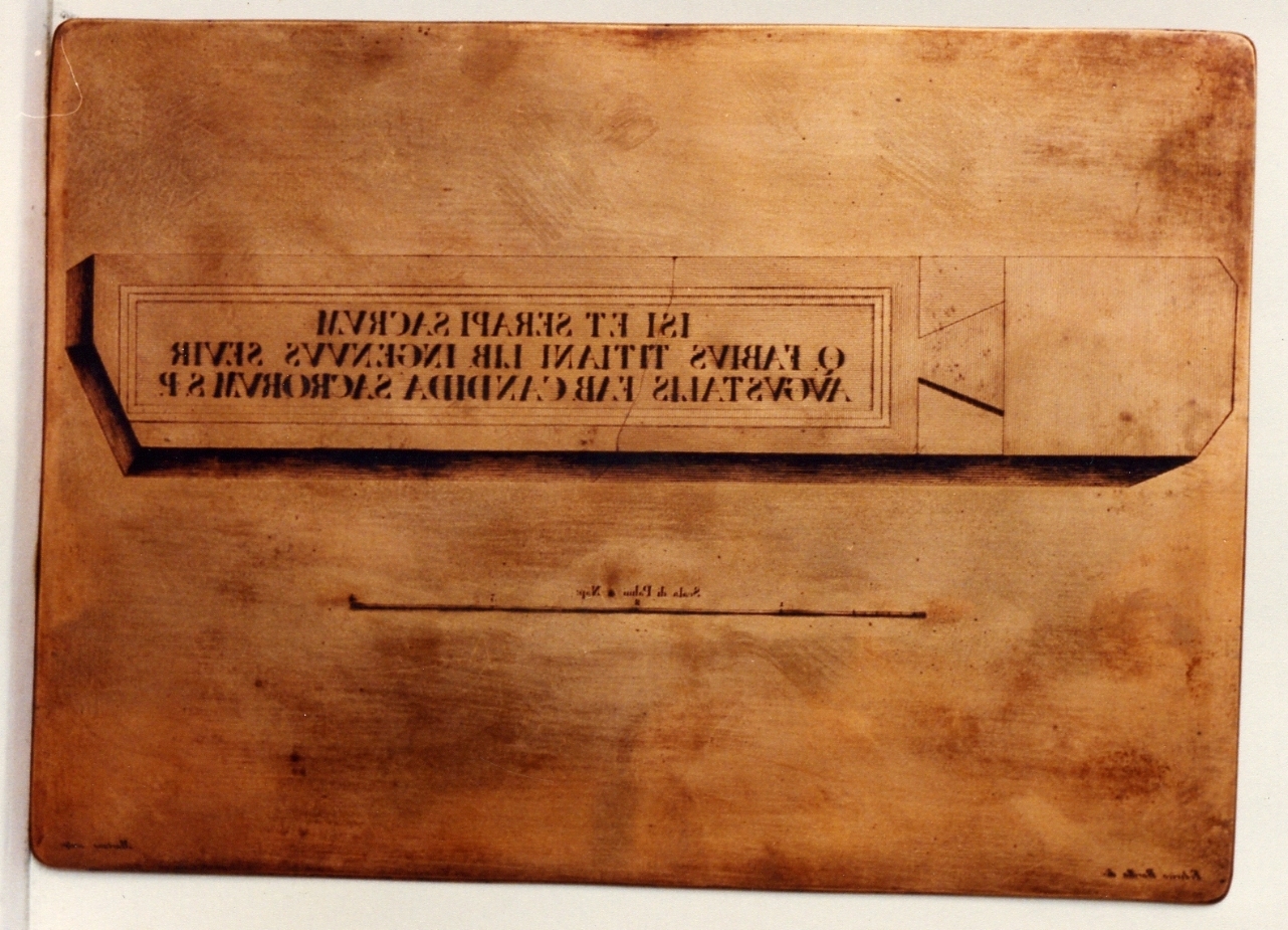 iscrizione latina (matrice) di Martano Francesco, Barilla Federico (sec. XVIII)