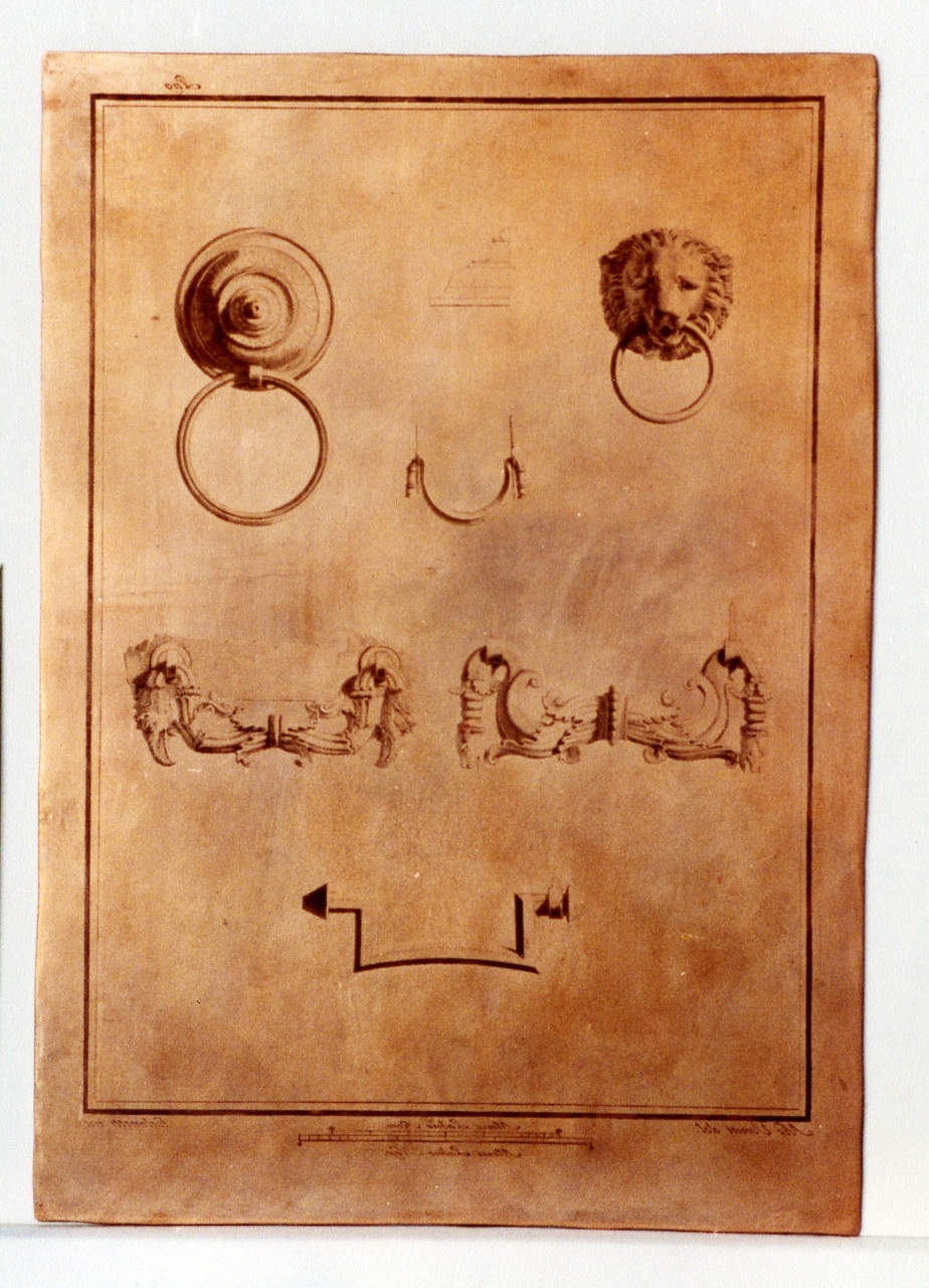 borchie e maniglie (matrice) di Vanni Nicola, Furlanetti Giuseppe (sec. XVIII)