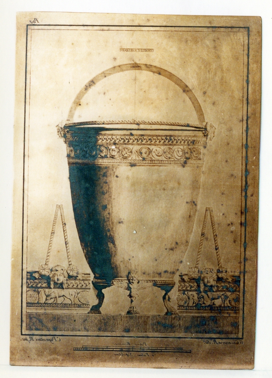 situla e particolari (matrice) di Casanova Giovanni Battista, Pignataro Carmine (sec. XVIII)