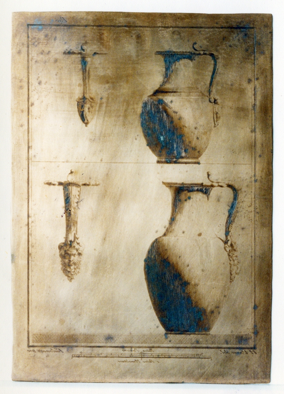 due brocche di bronzo e particolari (matrice) di Vanni Nicola, Furlanetti Giuseppe (sec. XVIII)