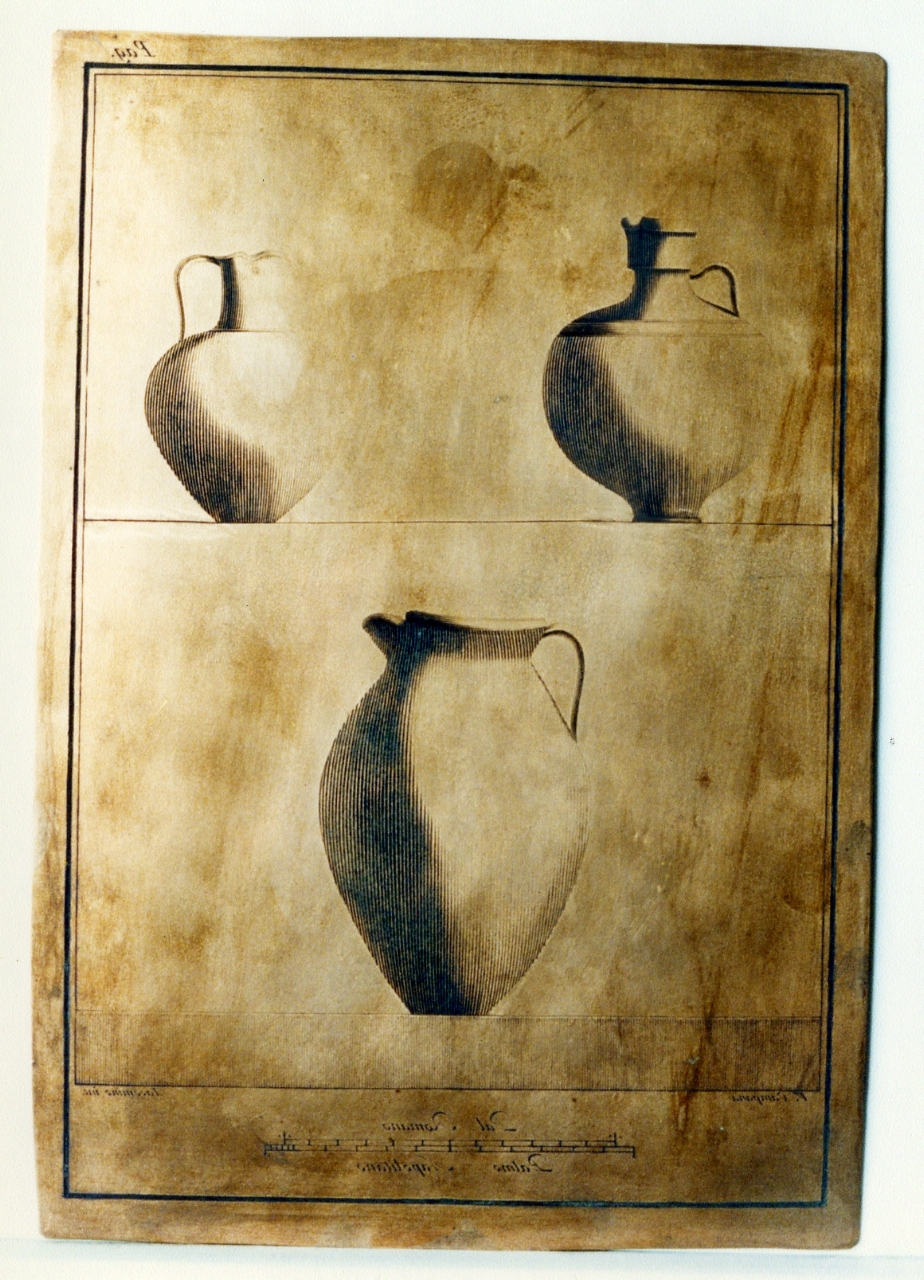 tre brocchette (matrice) di Iacomino Marcantonio, Campana Vincenzo (sec. XVIII)