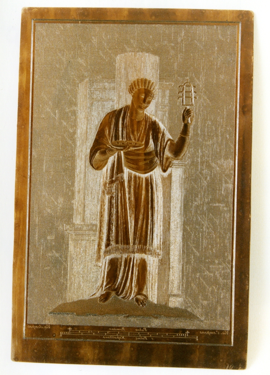 sacerdotessa di Iside (matrice) di Scarpati Vincenzo, Campana Vincenzo (sec. XVIII)