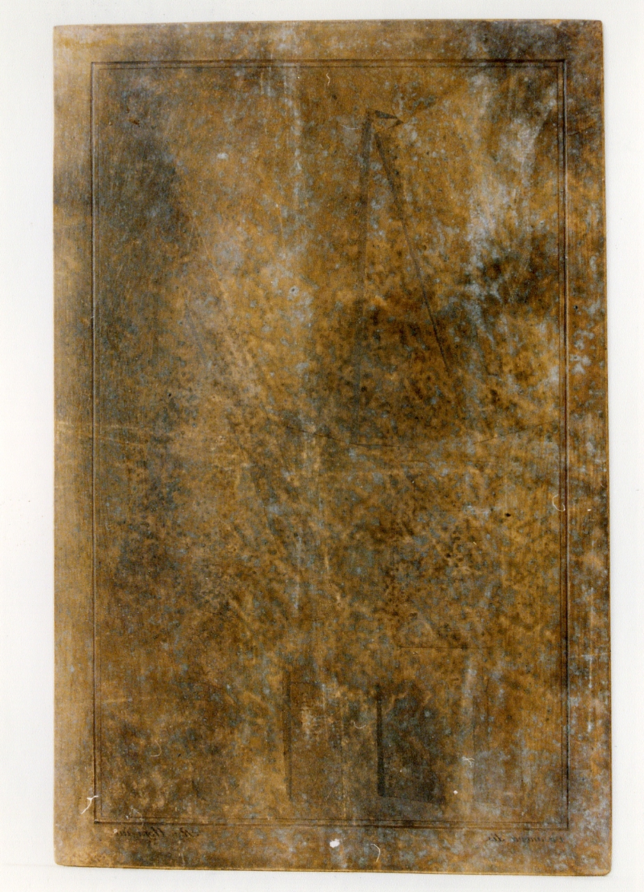 tavole di legno con tracce di iscrizioni (matrice) di Aloja Raffaele, Casanova Giovanni Battista (seconda metà sec. XVIII)