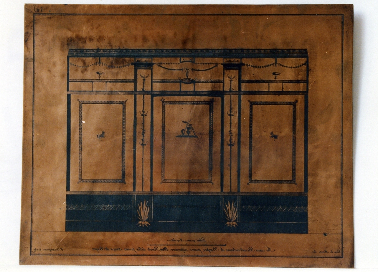 parete affrescata (matrice) di Lomanto, Giomignani Francesco (secc. XVIII/ XIX)