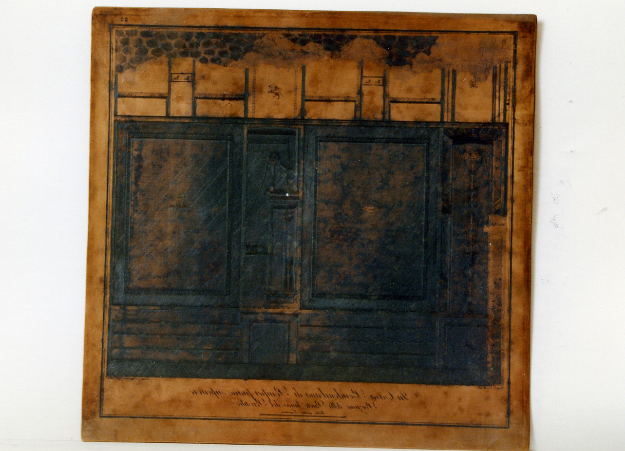 parete affrescata (matrice) di Martano Francesco, Morelli Francesco (seconda metà sec. XVIII)