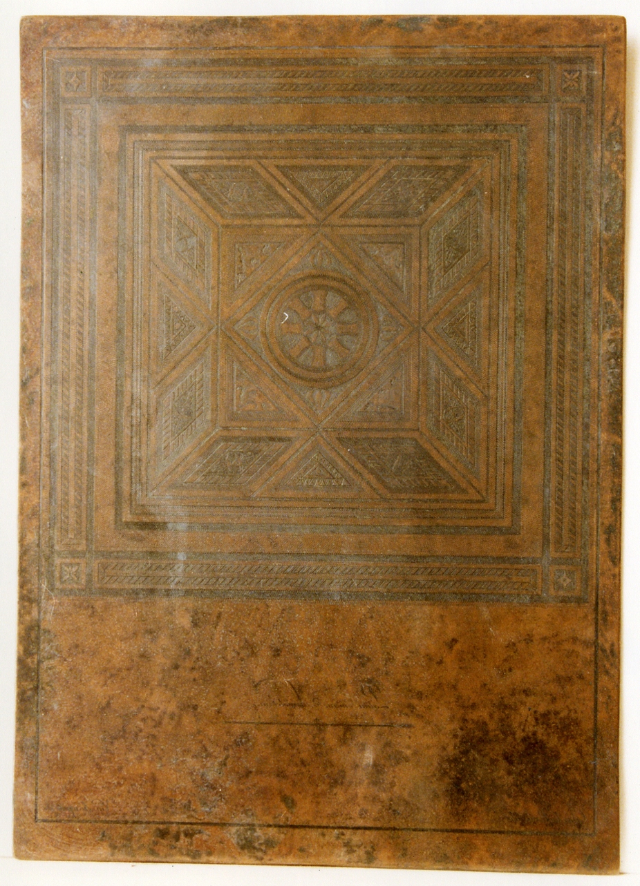 mosaico a tappeto (matrice) di Scarpati Vincenzo, Lomanto Giuseppe (secc. XVIII/ XIX)