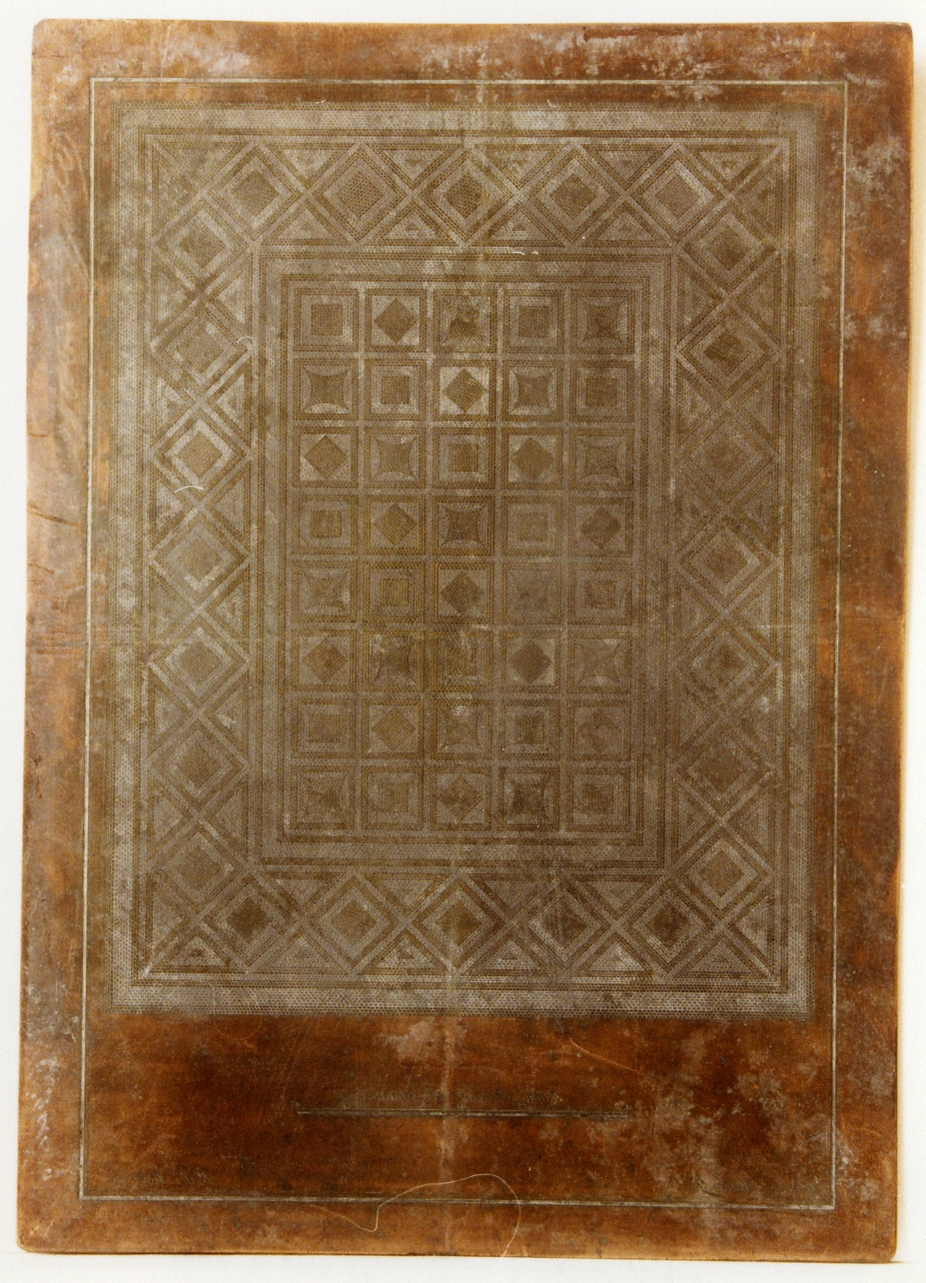 mosaico a tappeto (matrice) di Aloja Raffaele, Lomanto Giuseppe (secc. XVIII/ XIX)