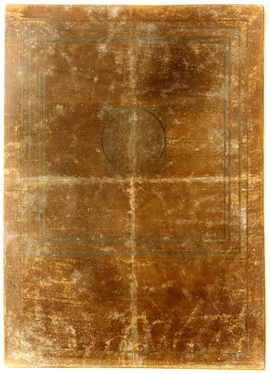 mosaico a tappeto con emblema (matrice) di Fiorillo, Casanova Giovanni Battista (secc. XVIII/ XIX)