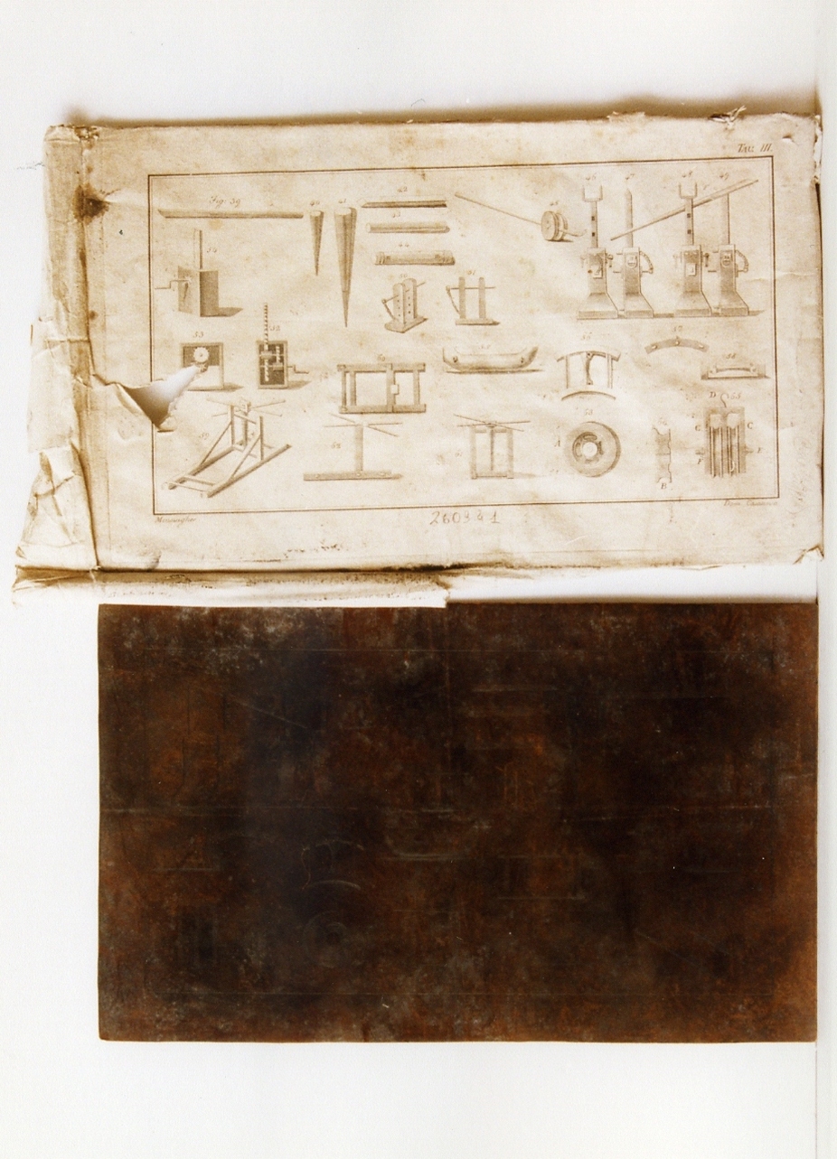 parti di pezzi di artiglieria (matrice) di Casanova Domenico, Mensingher Vincenzo (secc. XVIII/ XIX)