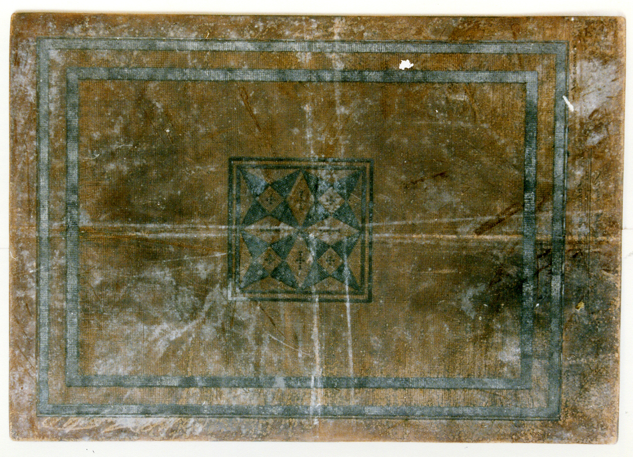 mosaico pavimentale (matrice) di Aloja Raffaele, Casanova Giovanni Battista (sec. XVIII)