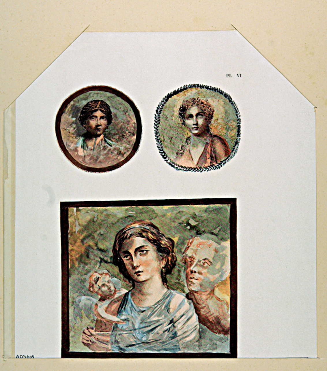 busti femminili (illustrazione a colori) - ambito parigino (ultimo quarto sec. XIX)