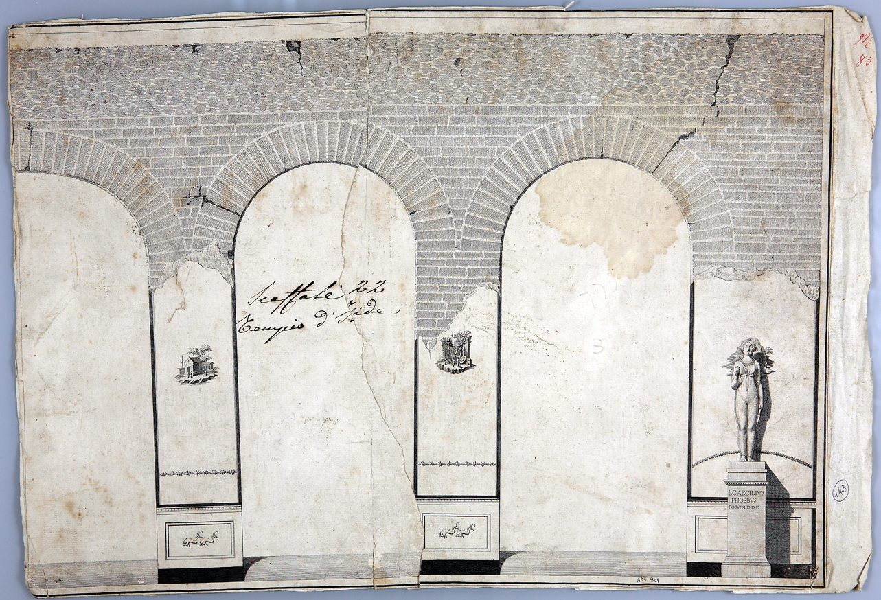 decorazione pittorica di pilastri (incisione) di Morghen Giovanni Elia, Campana Ferdinando (ultimo quarto sec. XVIII)
