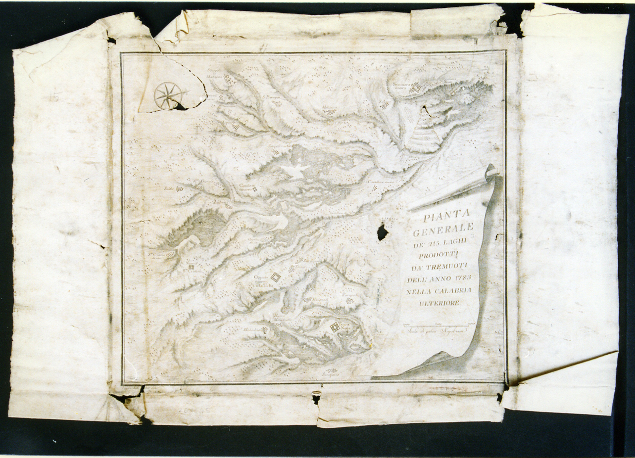carta topografica (stampa) di Cataneo Aniello, Stile Ignazio (sec. XVIII)
