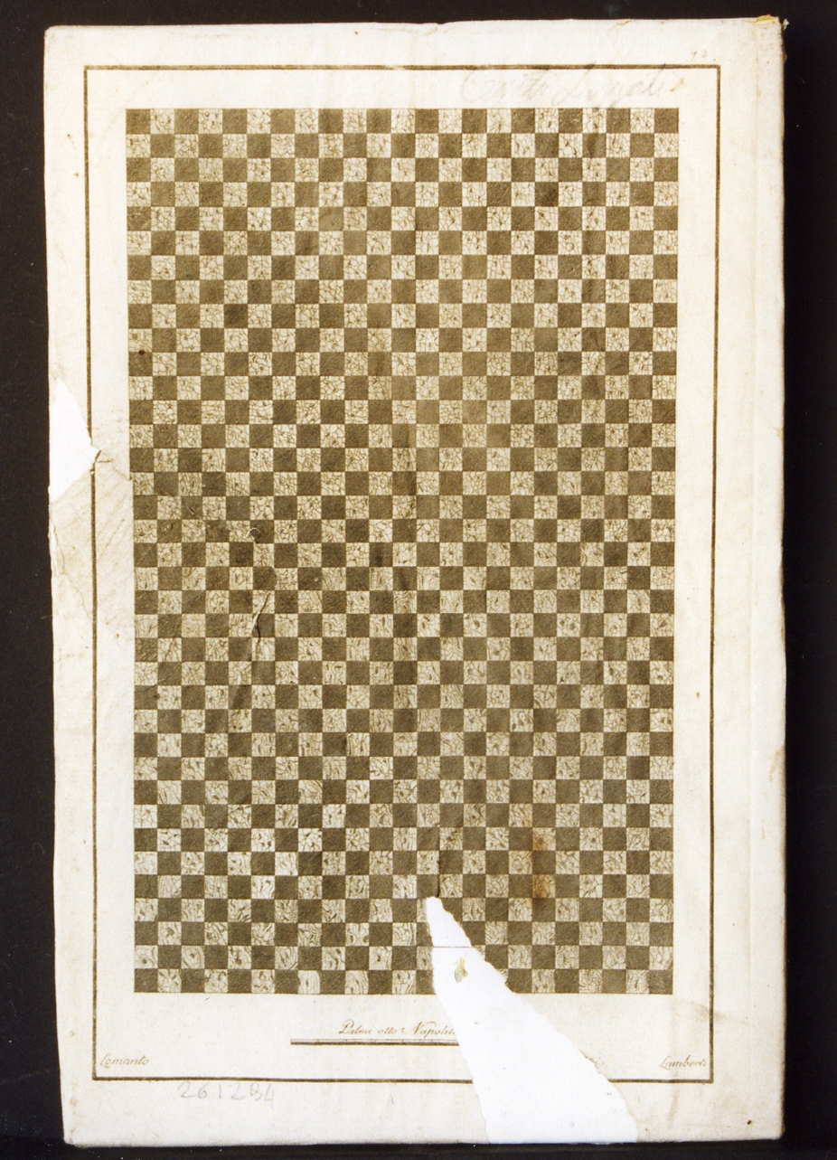 mosaico in opus sectile (stampa) di Lomanto Giuseppe, Lamberti Aniello (sec. XVIII)