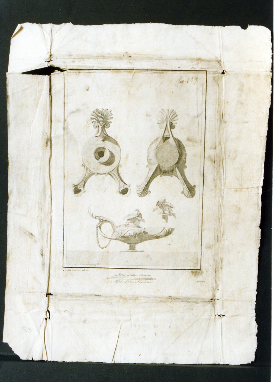 lucerna bilicne (stampa) di Casanova Domenico, Alloja Giuseppe (sec. XVIII)