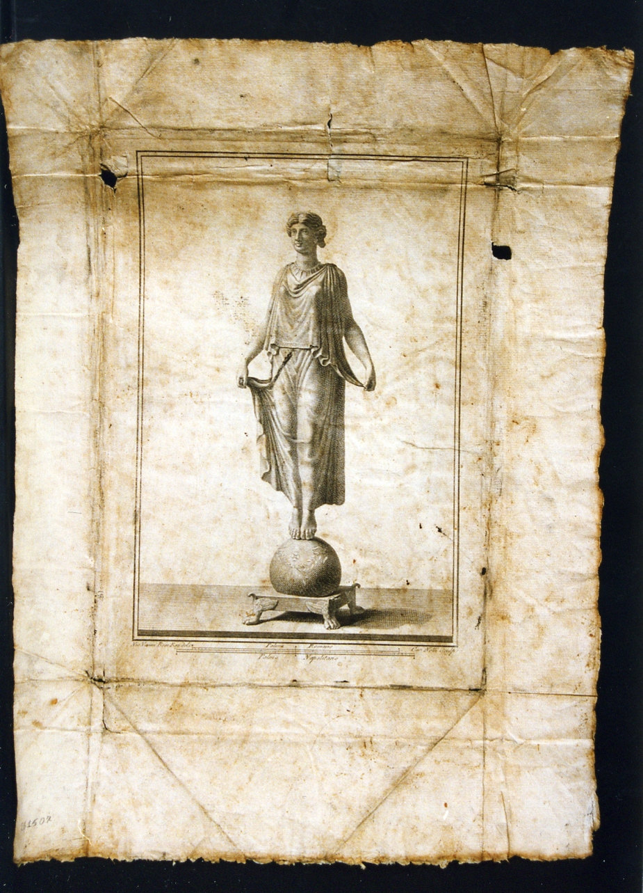 statuetta femminile (stampa) di Nolli Carlo, Vanni Nicola (sec. XVIII)