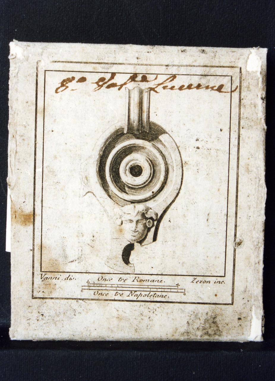 lucerna monolicne (stampa controfondata) di Zezon Gaetano, Vanni Nicola (sec. XVIII)