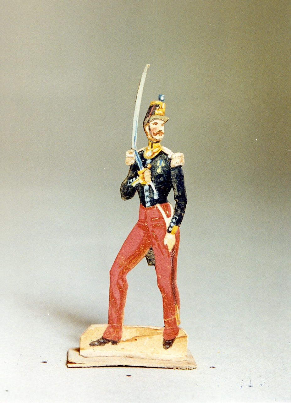 soldato (disegno, serie) di Gin Emanuele, Gin Emilio (seconda metà sec. XIX)