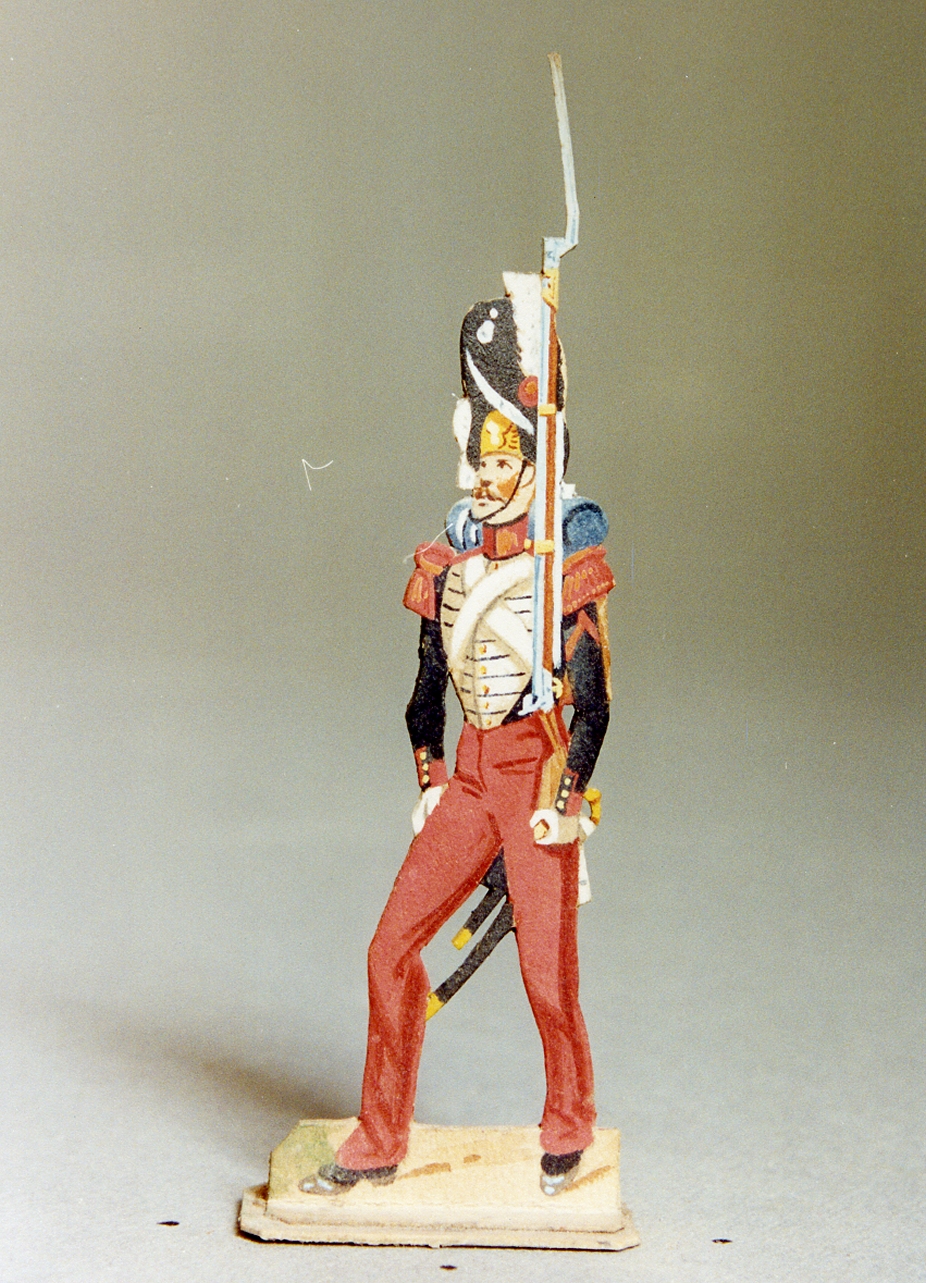 soldato (disegno, serie) di Gin Emanuele, Gin Emilio (seconda metà sec. XIX)