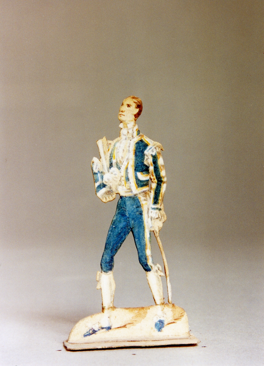 gentiluomo da camera borbonico (disegno, serie) di Gin Emilio (seconda metà sec. XIX)