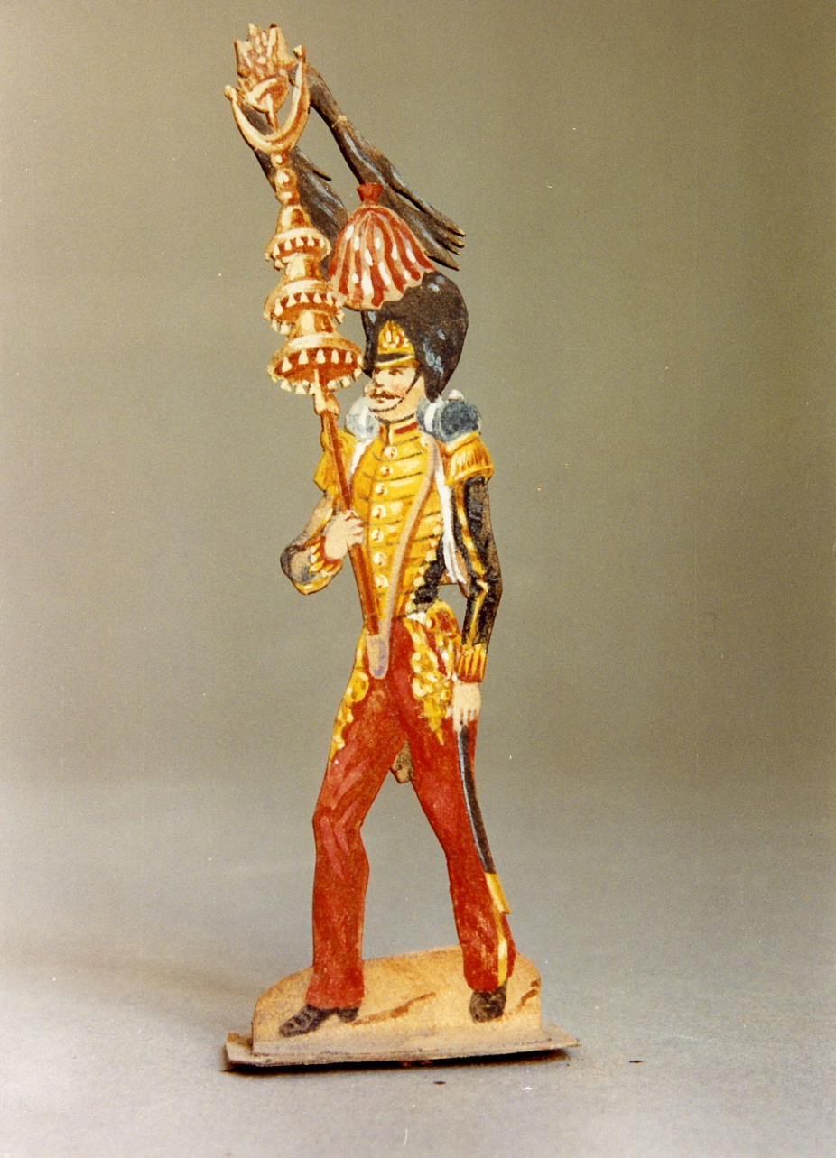 soldato (disegno, serie) di Gin Emilio, Gin Emanuele (seconda metà sec. XIX)