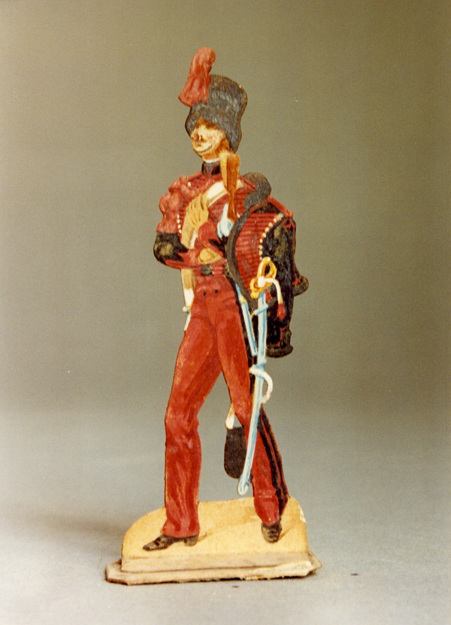 soldato (disegno, serie) di Gin Emilio, Gin Emanuele (seconda metà sec. XIX)