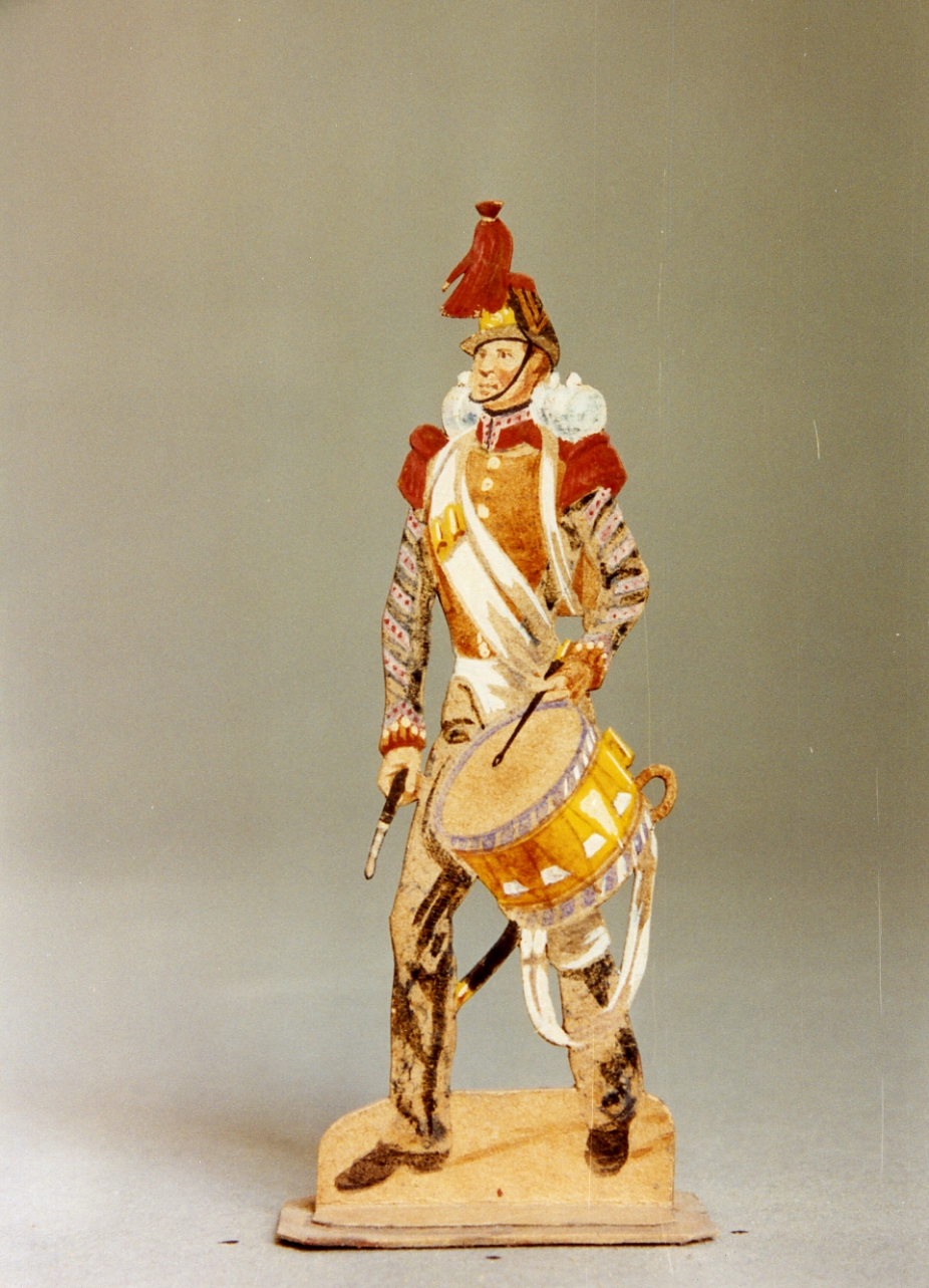 soldato (disegno, serie) di Gin Emilio, Gin Emanuele (seconda metà sec. XIX)