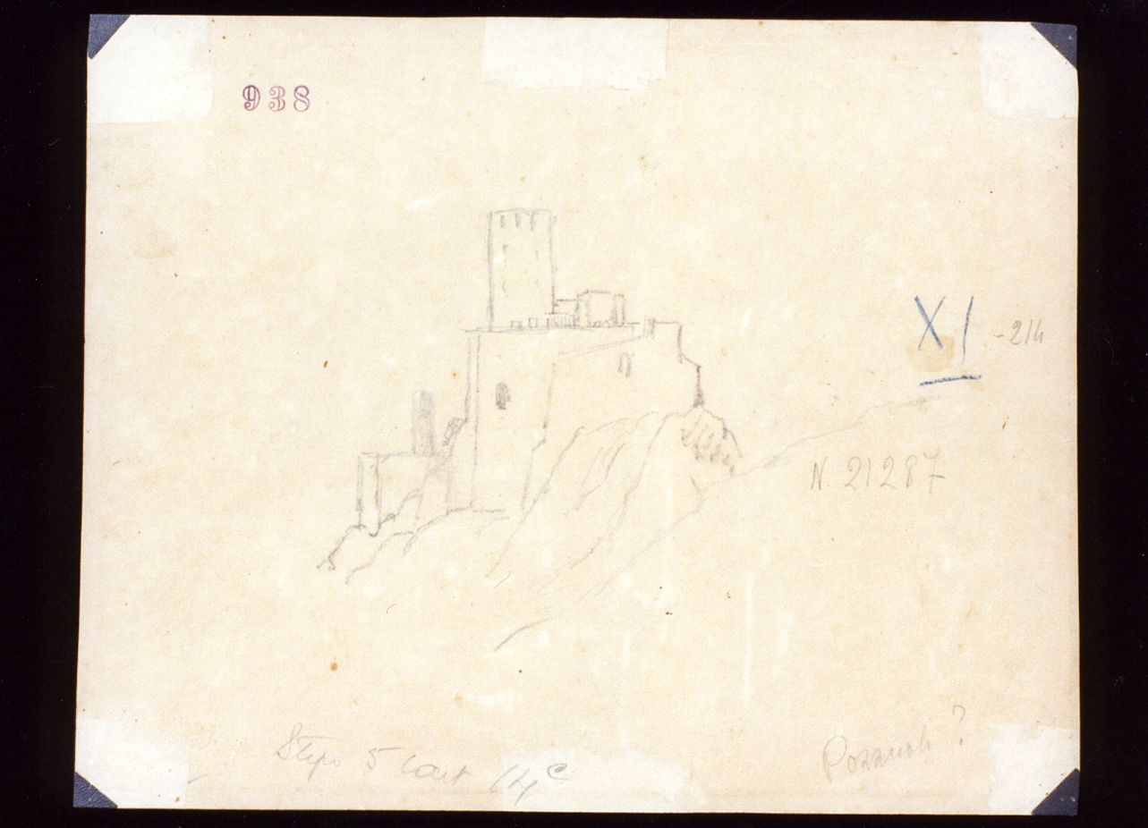 veduta di Pozzuoli (disegno) di Gigante Giacinto (secondo quarto sec. XIX)