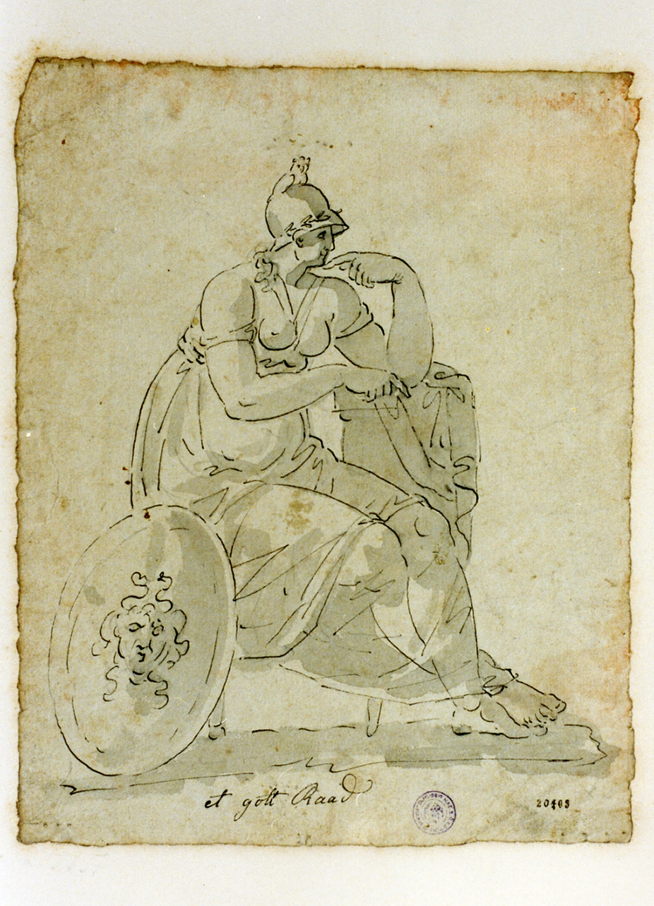 Minerva (disegno) di Lund Borge (secc. XVIII/ XIX)