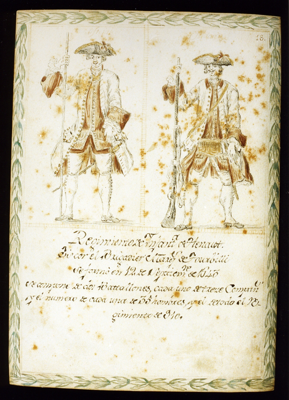 uniformi militari dell'esercito borbonico (disegno) di Toma Gustavo (sec. XIX)