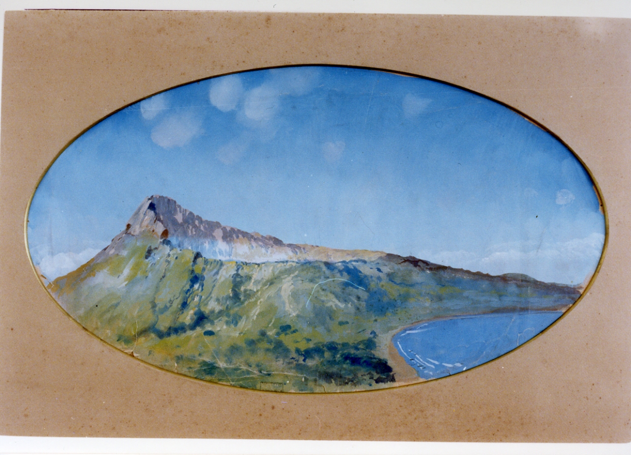 veduta del Vesuvio (disegno) di Dalbono Eduardo (seconda metà sec. XIX)