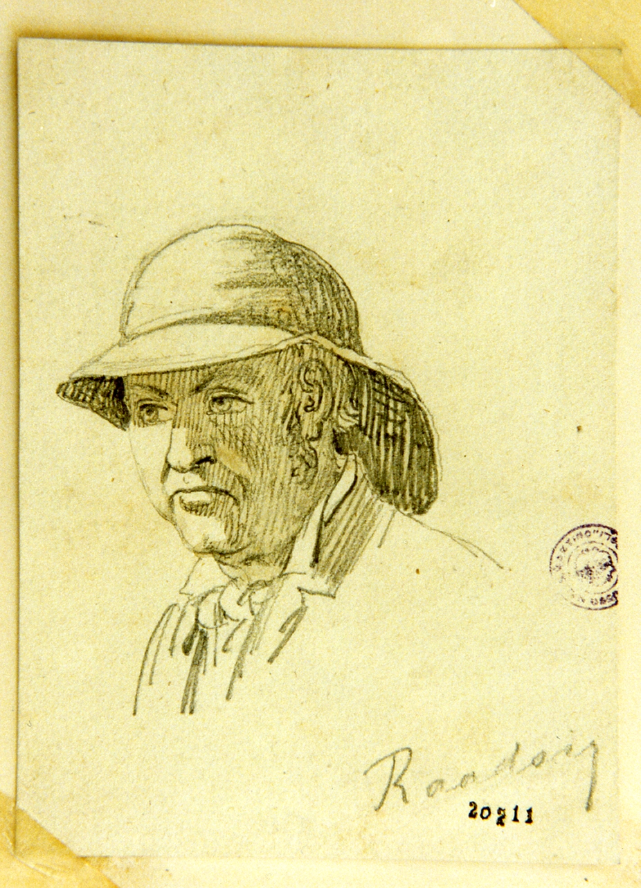 studio di pescatore (disegno) di Raadsig Johan Peter (sec. XIX)
